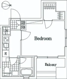 ザ・レジデンス・オブ・トーキョーH20 サウスタワー【12階】の間取り