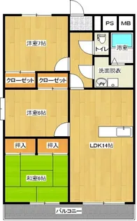 ケンシンビル【5階】の間取り
