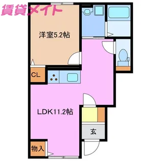 S・Hills【1階】の間取り