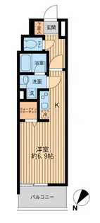 日本橋ファーストレジデンス【4階】の間取り
