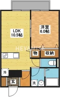 マリンサイド【2階】の間取り