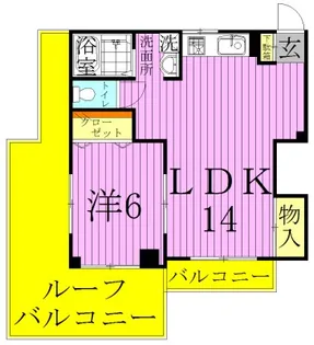 ヘイワハイム【3階】の間取り