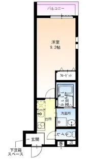 フジパレス岩田町ノース【1階】の間取り