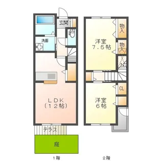 フリージアガーデンアネックス【2階】の間取り