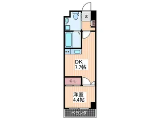 広島県安芸郡府中町大通2【マンション】の間取り