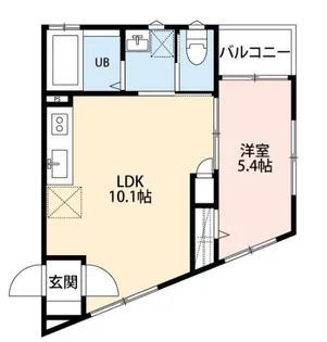 千葉県我孫子市台田1【アパート】の間取り