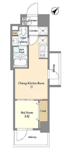 コンフォリア・リヴ碑文谷二丁目【2階】の間取り