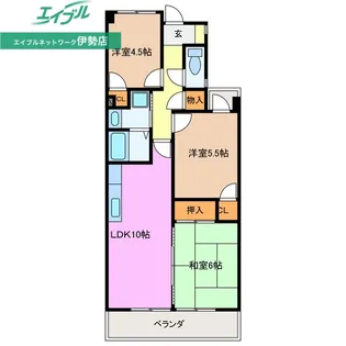 アルメリア【2階】の間取り