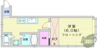 カーサシュウ【2階】の間取り