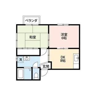 新潟県新潟市秋葉区下興野【アパート】の間取り