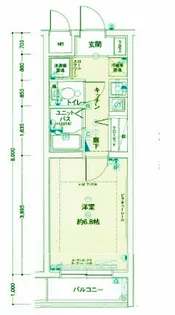 メインステージ大井町【2階】の間取り