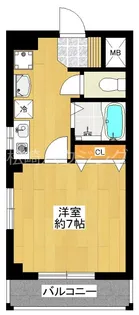 1Kの間取り画像
