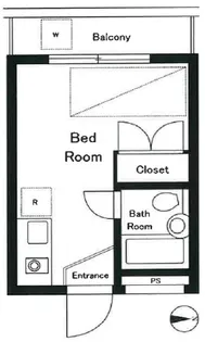 麻布フラット【5階】の間取り