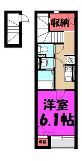 埼玉県川口市元郷5【アパート】の間取り