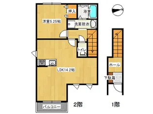 ?澤マンション【2階】の間取り