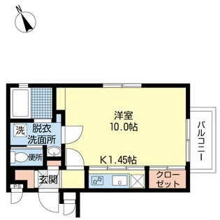 オザリア横濱仲町台【2階】の間取り