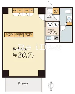 クイズ恵比寿【4階】の間取り