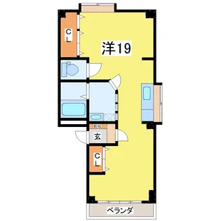 バウム・ドルフ【3階】の間取り