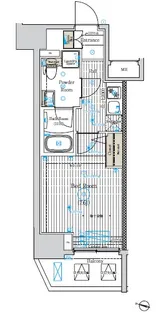 ベルグレード王子DUE【6階】の間取り