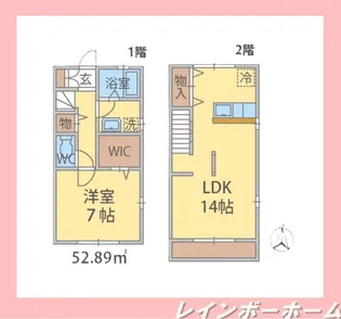 メサベルテ B棟の間取り