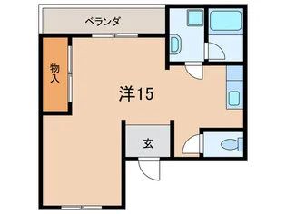 プチシャトー あけぼの【2階】の間取り