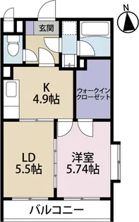 エリタージュ【2階】の間取り