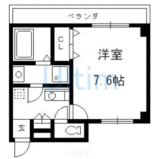 カンタル中書島【2階】の間取り