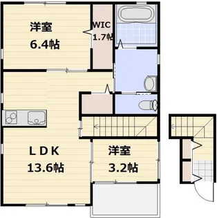 エステー A【2階】の間取り