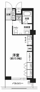 ディアクレスト西新【3階】の間取り