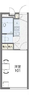 レオパレスボーテ【1階】の間取り
