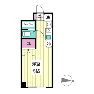 東京都品川区小山6【マンション】の間取り