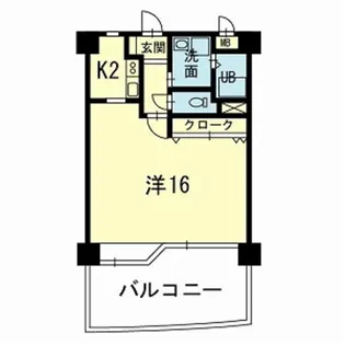 サウスビュー【2階】の間取り