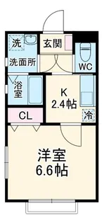 セレーネ日吉【1階】の間取り