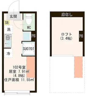 Eminence I【2階】の間取り