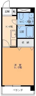 グリーンハイツ緑町【4階】の間取り
