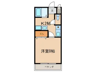 サイレントハピネス【2階】の間取り