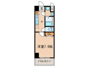 ノステルコ-ト岡崎【6階】の間取り