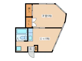 石川ビル【2階】の間取り