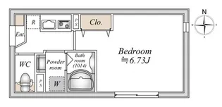 LIVEFLAT巣鴨【3階】の間取り