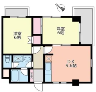 ブルク六義園【3階】の間取り