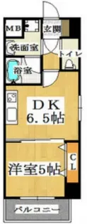 R-II(アールツー)コート【6階】の間取り