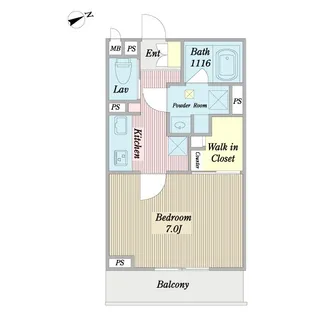 キャロット シエル【2階】の間取り