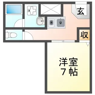 ヴィラほった【1階】の間取り