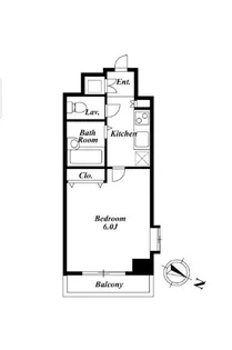 KDXレジデンス麻布イースト【3階】の間取り