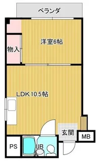 クワハラハイツ【2階】の間取り