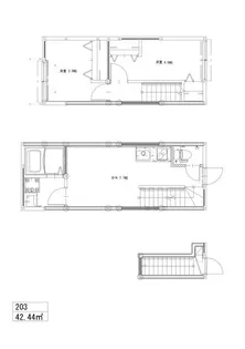 ソルナクレイシア都立大学【3階】の間取り