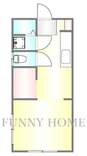 山口アパート【1階】の間取り