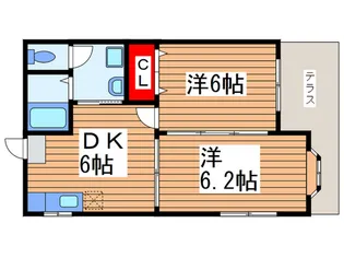 アルトピエドラ参番館【1階】の間取り