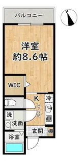 Gran West 泰心【1階】の間取り