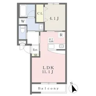 ユニティー・大町【2階】の間取り